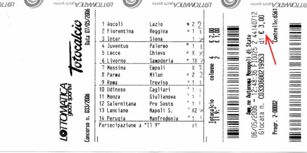 Ho vinto la schedina!!!!