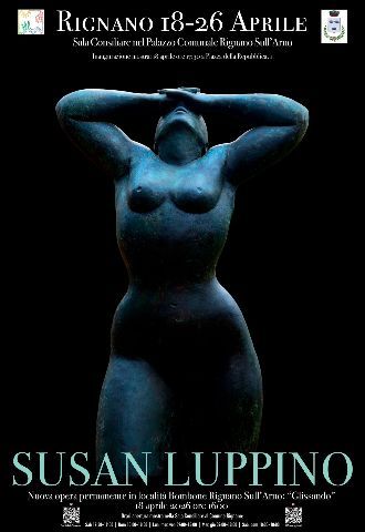 Susan Luppino Mostra personale e inaugurazione Stauta località Bombone